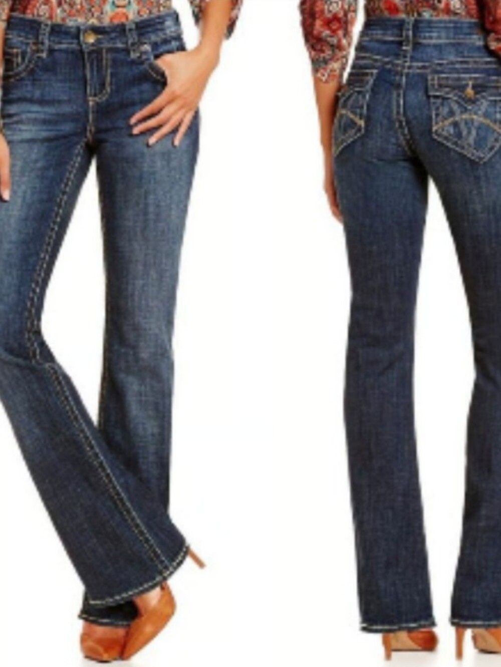 Kut From The Kloth Natalie High Rise Boot cut Long Jeans Size 6L